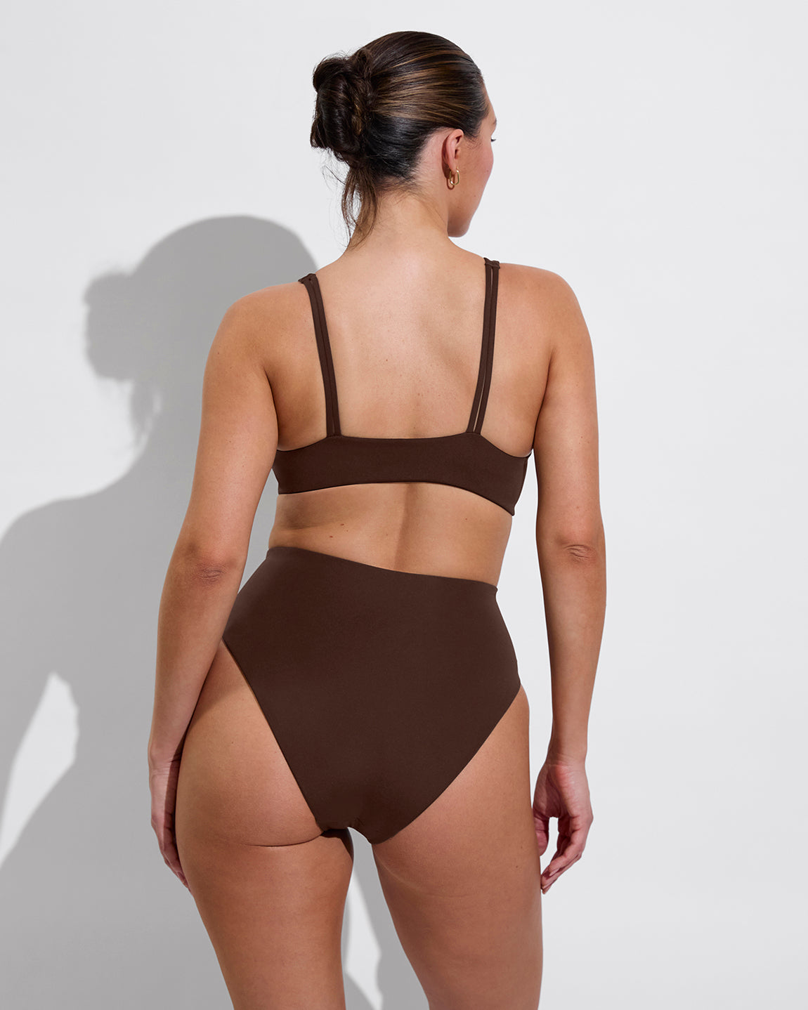 Sunday Top D+ (34DD, Size L) + Hi Hi Bottom - Cold Brew (Size L)