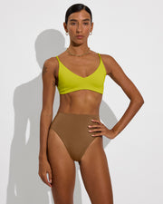 Sunday Top - Sour + Hi Hi Bottom - Tan Lines (Size S)