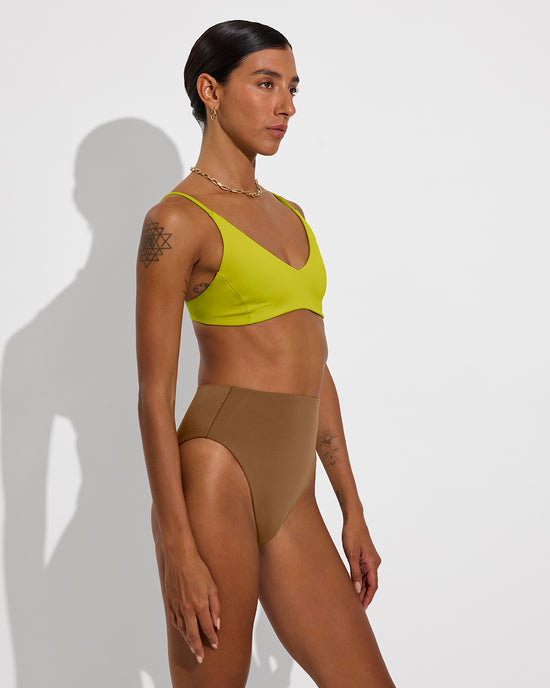 Sunday Top - Sour + Hi Hi Bottom - Tan Lines (Size S)