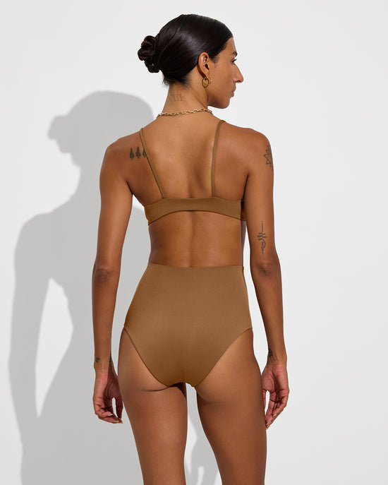 Sunday Top + Hi Tide Bottom - Tan Lines (Size S)