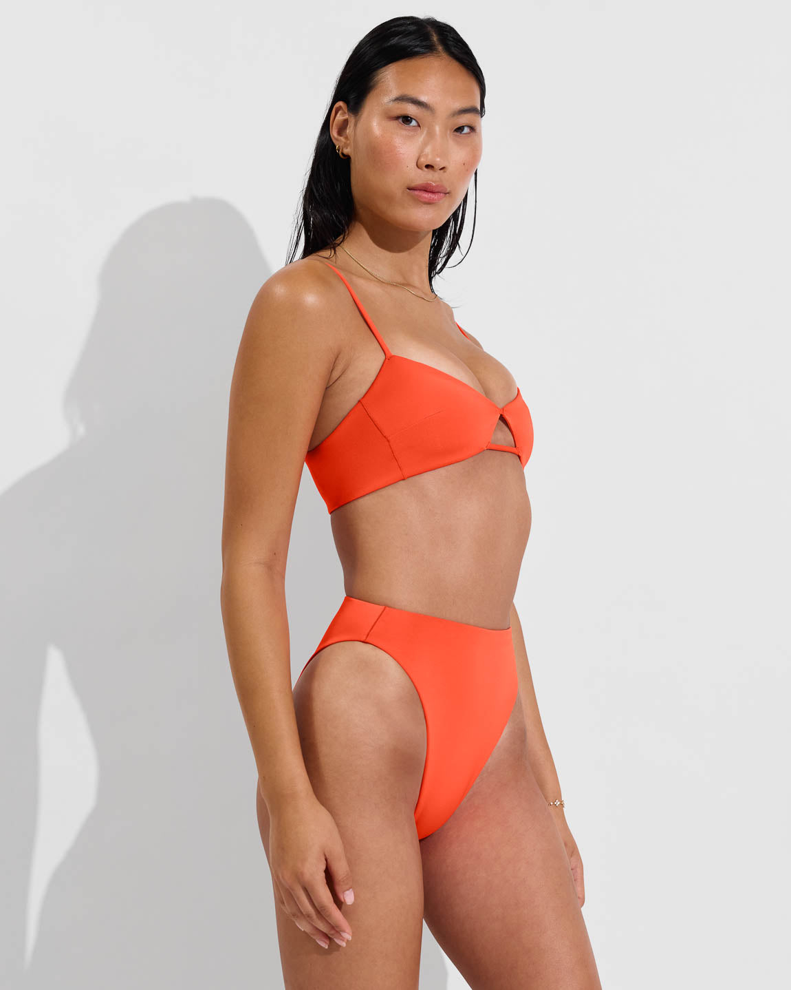 Sunny Side Top + Super Hi Hi Bottom - Aperol (Size S)