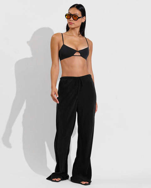 Journey Pant - Black Sport Silk Pant – Left On Friday