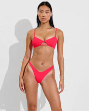 Sunny Side Top + Backside Thong - Rescue (Size S)