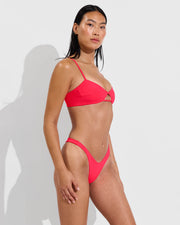Sunny Side Top + Backside Thong - Rescue (Size S)