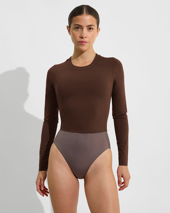 Sunseeker LS Top - Cold Brew + Hi Hi Bottom - Stormy (Size S)