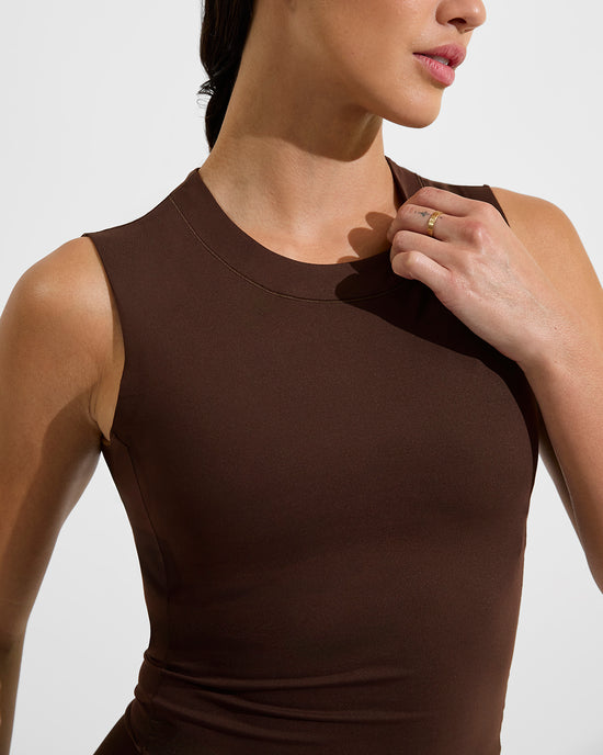 Sunseeker Sleeveless Top - Cold Brew (Size S)