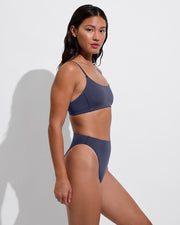 Pool Days Top + Super Hi Hi Bottom - Varsity (Size S)