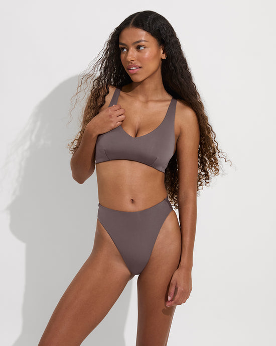 Sunday Top D+ (32DDD, Size S) + Throwback Bottom - Stormy (Size S)
