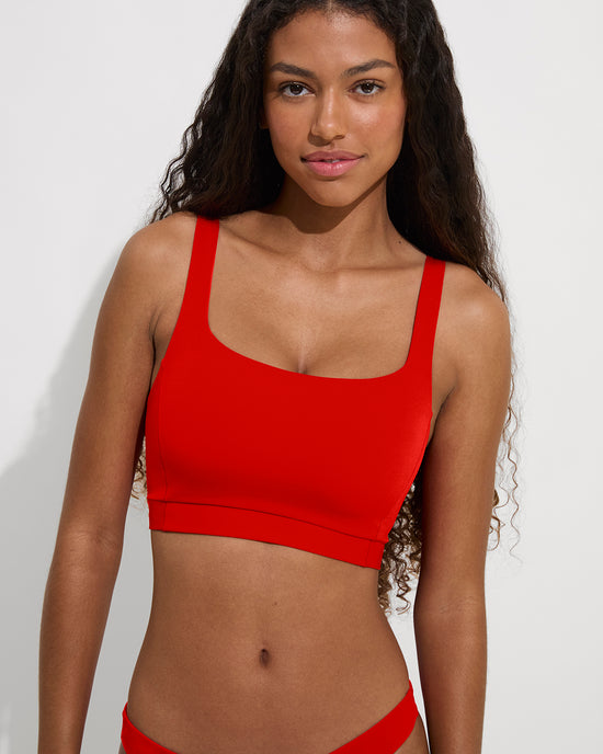 Top Shelf (32DDD, Size S) + Streamline Bottom - Sweet Chili Heat (Size S)