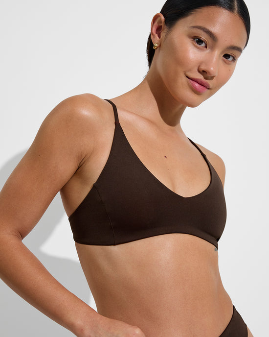 Sunday Top + Throwback Thong - Cold Brew (Size S)