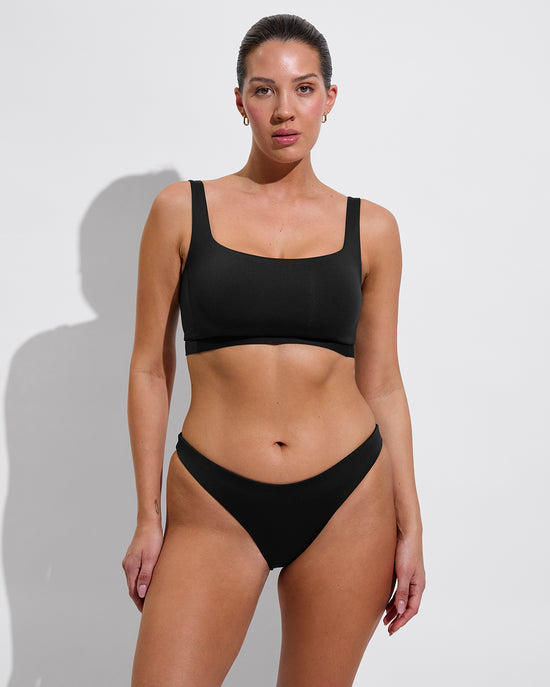 Top Shelf (34DD) + Wear To Bottom - Jet (Size L)