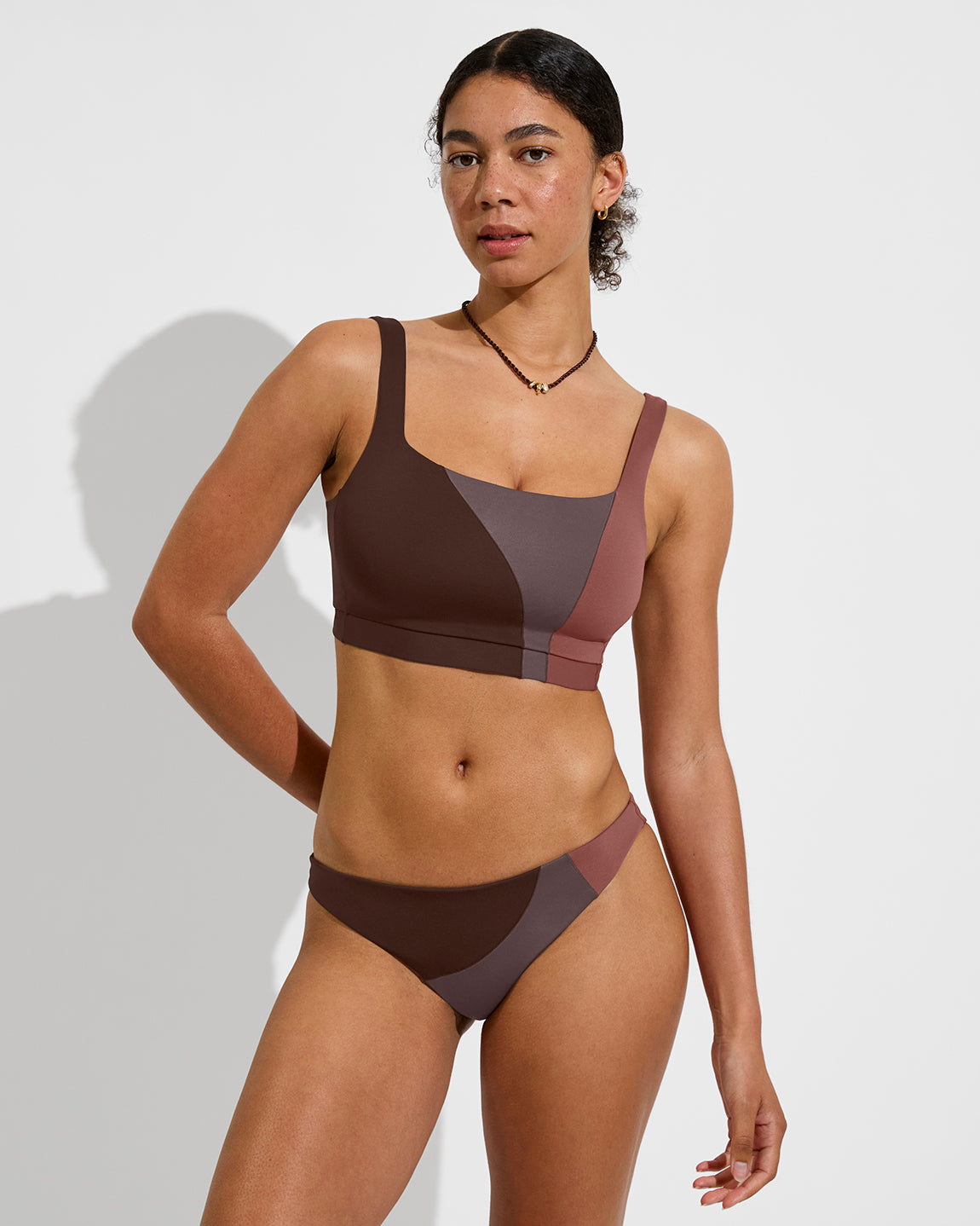Top Shelf (32D, Size S) + Wear To Bottom - Cold Brew / Sandal / Storm (Size S)