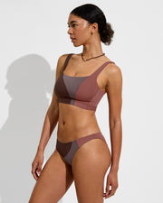 Top Shelf (32D, Size S) + Wear To Bottom - Cold Brew / Sandal / Storm (Size S)