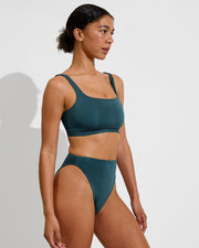Top Shelf (32D, Size S) + Super Hi Hi Bottom - Deep End (Size S)