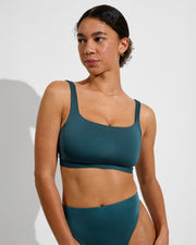 Top Shelf (32D, Size S) + Super Hi Hi Bottom - Deep End (Size S)