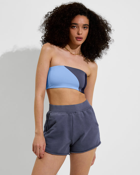 Tubular Top - Blue Skies / Varsity / Sprint + Sports & Rec Short - Varsity (Size S)