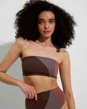 Tubular Top + Hi Hi Bottom - Cold Brew / Sandal / Stormy (Size S)