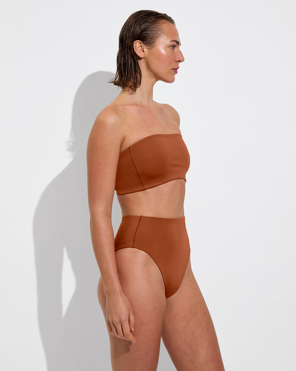 Tubular Top + Hi Hi Bottom - Bronze (Size S)