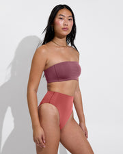 Tubular Top - Desert Plum + Hi Hi Bottom - Camp (Size S)