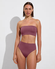 Tubular Top + Hi Hi Bottom - Desert Plum (Size S)