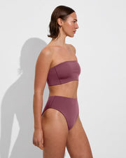Tubular Top + Hi Hi Bottom - Desert Plum (Size S)