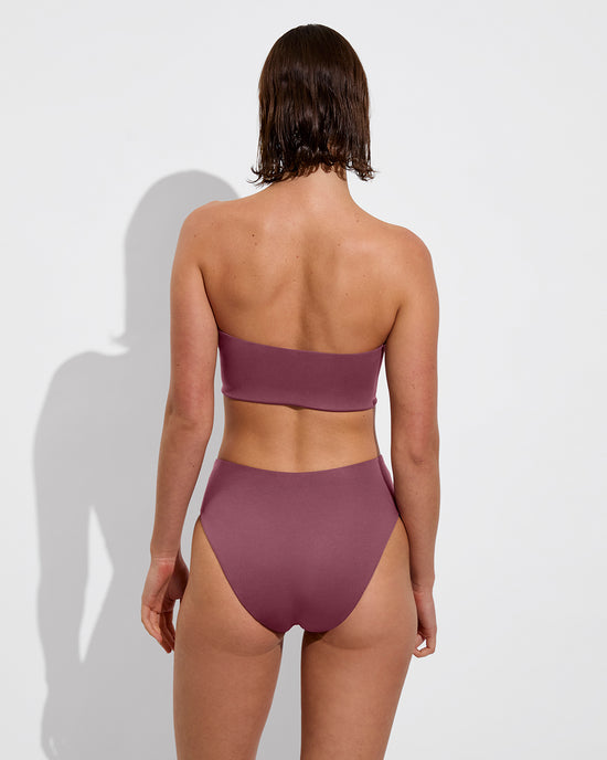 Tubular Top + Hi Hi Bottom - Desert Plum (Size S)