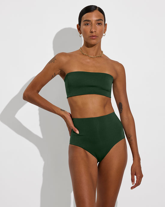 Tubular Top + Hi Tide Bottom - Palm (Size S)