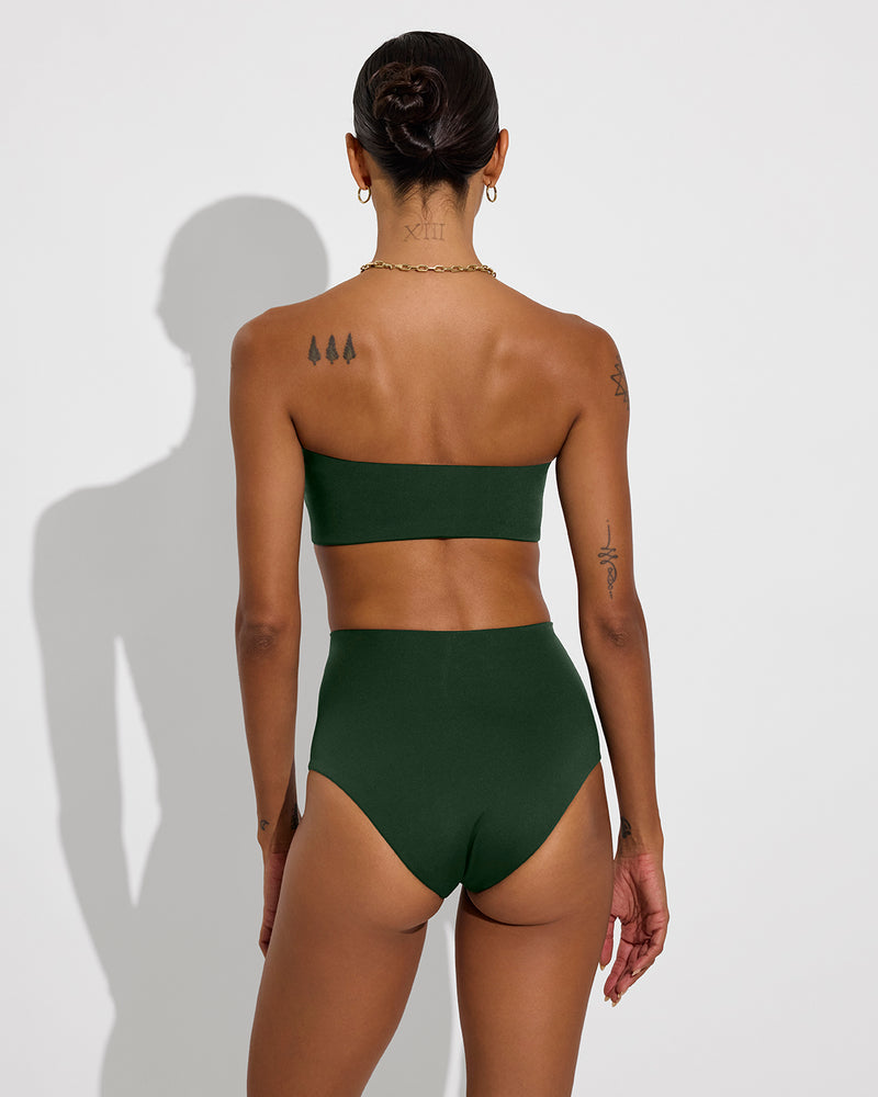 Tubular Top + Hi Tide Bottom - Palm (Size S)