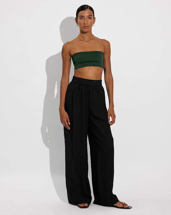 Tubular Top - Palm + Day Trip Pant - Jet Stripe (Size S)