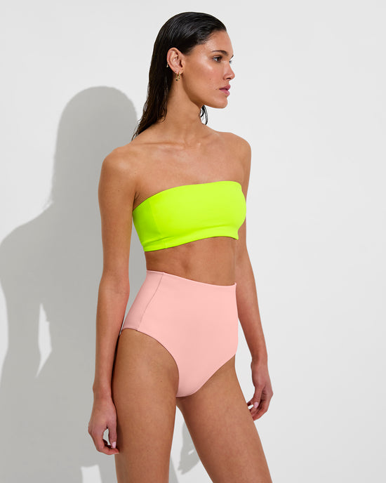 Tubular Top - Tourist + Hi Tide Bottom - Salt (Size S)