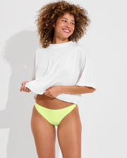 Reef Top + Wear To Bottom - Limoncello (Size S) + Swell Tee - Coconut (SIze S/M)