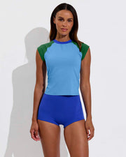 Wipeout SS - Point Break / Tropics / First Place + Hi Line Shortie - First Place (Size S) 