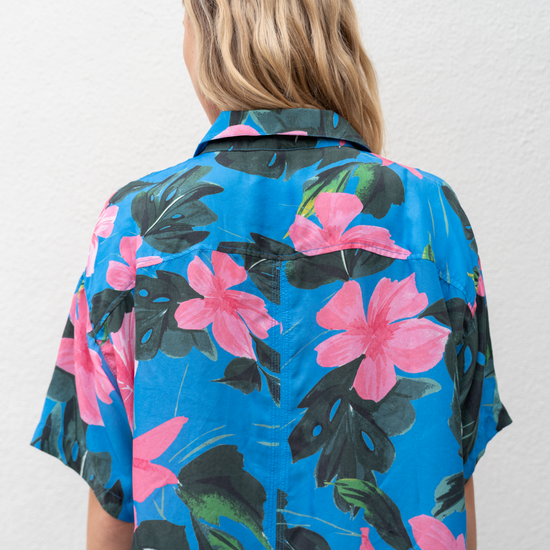 Day Trip Button Down - Aloha Point Break (Size S/M)