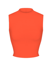 Rays Sleeveless Top - Aperol