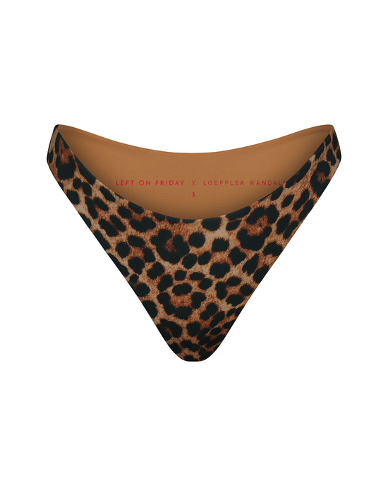 Dip Bottom *Left On Friday X Loeffler Randall - Brushed Leopard