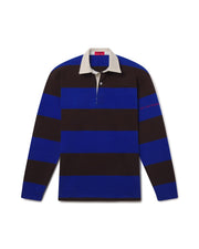 League Shirt - Club Stripe: Royal / Brown / Ivory