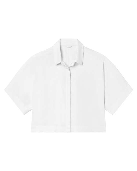 Tour Cropped Shirt - Coconut