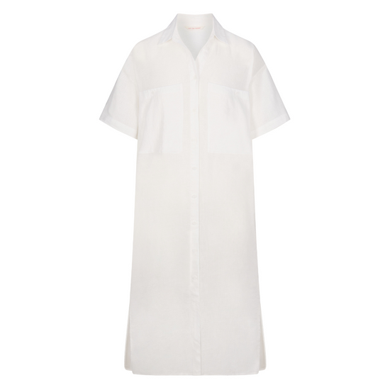 Getaway Shirt Dress - Coconut