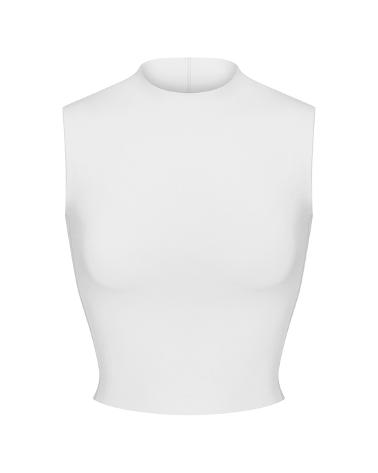 Rays Sleeveless Top - Coconut