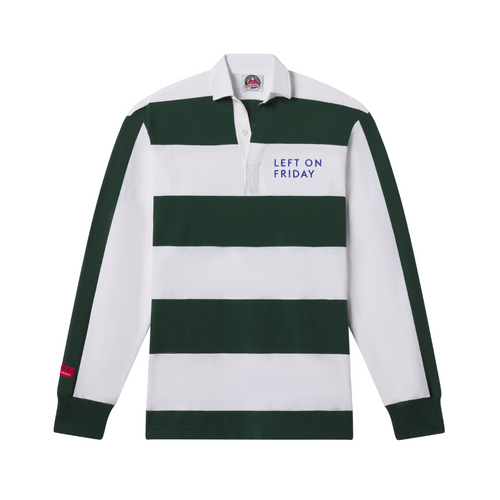 League Shirt - Dark Green / White Stripe