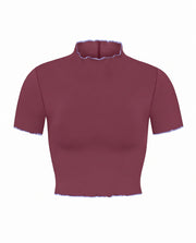 Rays SS Top *Wavy - Desert Plum / Riptide