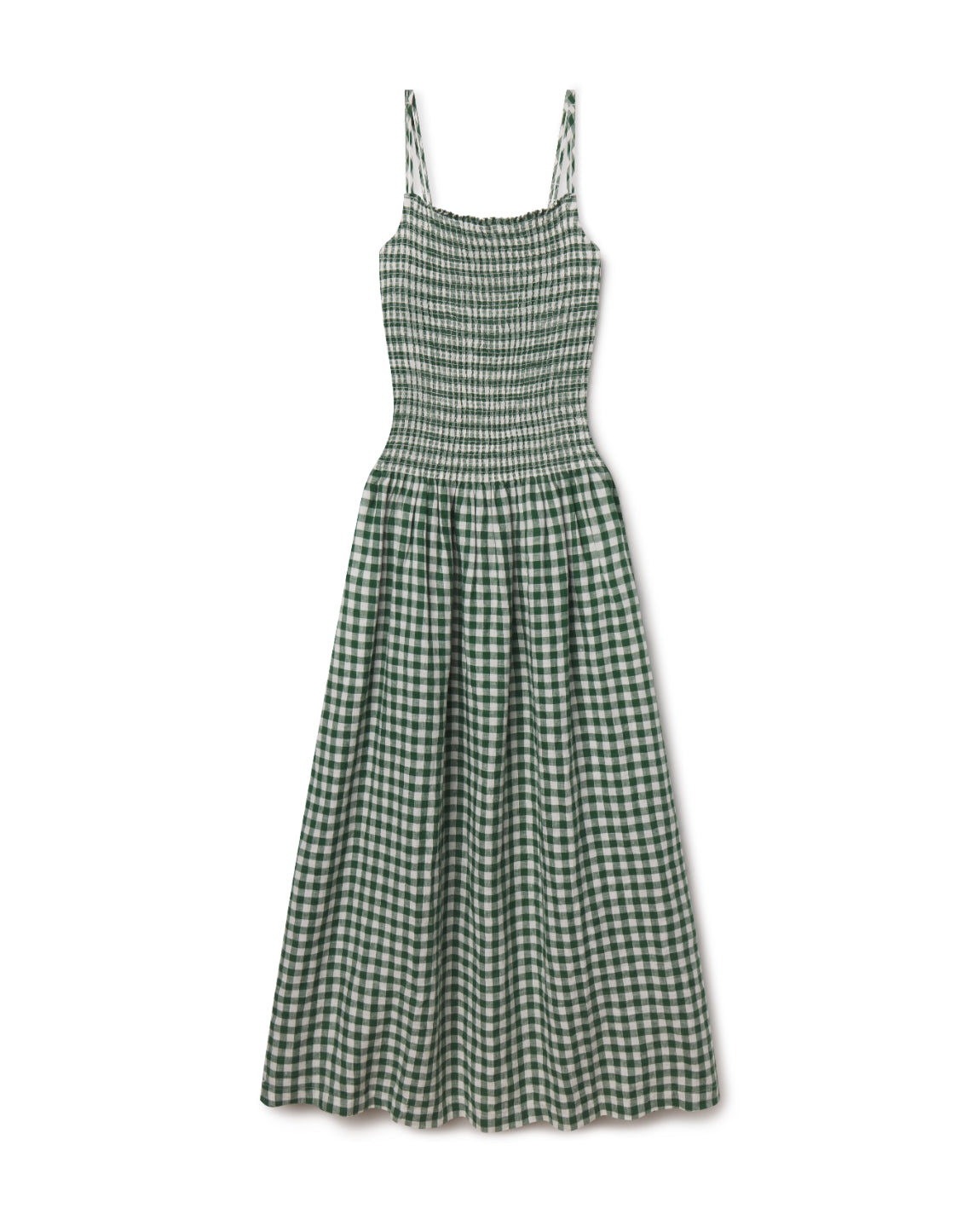 Palma Dress - Gingham: Tropics / Coconut