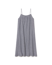 Leisure Maxi Dress - Gingham: Varsity / Coconut