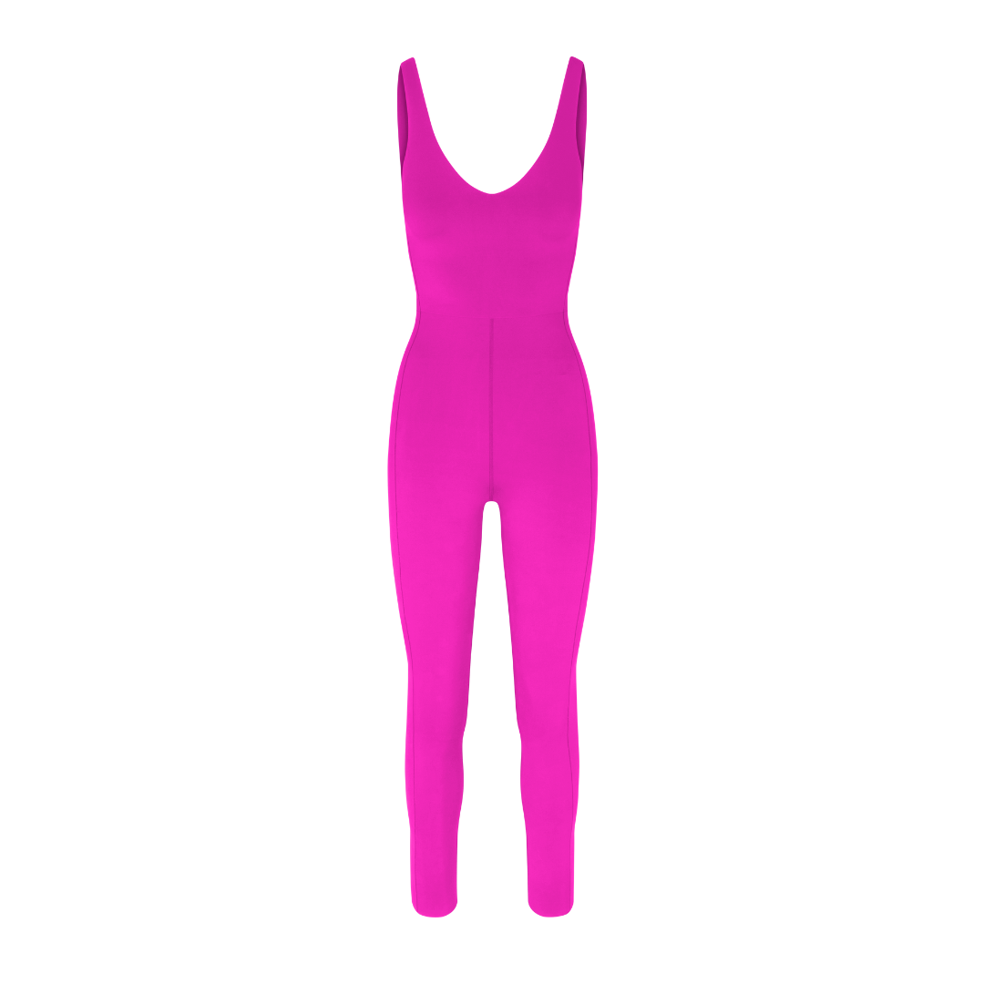 Plunge Playsuit 25" - Hot