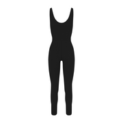 Double Scoop Playsuit 27" - Jet