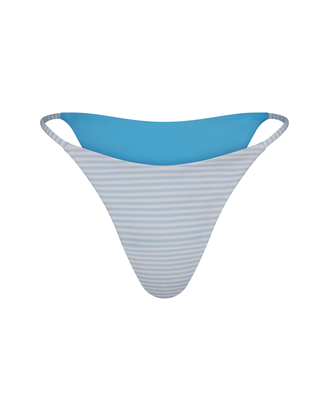 Skinny Dip Bottom - Splash Stripe Blue Skies / Coconut