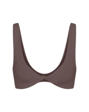 Twisted Plunge Top - Stormy