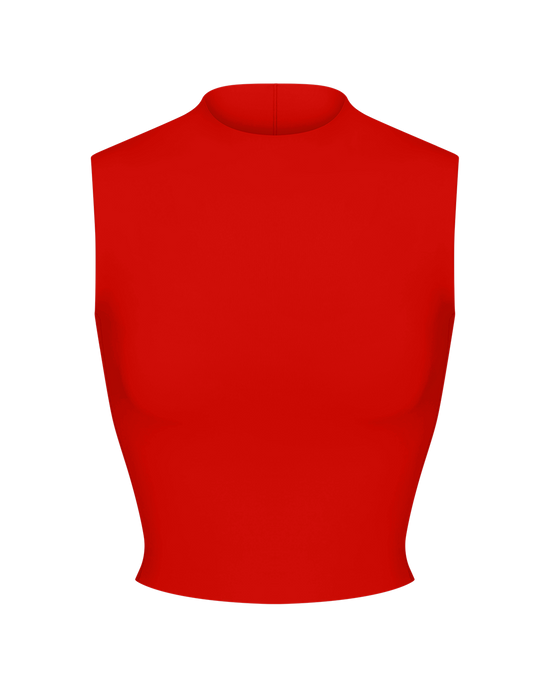 Rays Sleeveless Top - Sweet Chili Heat