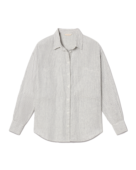 Getaway Button Down - Varsity/Coconut