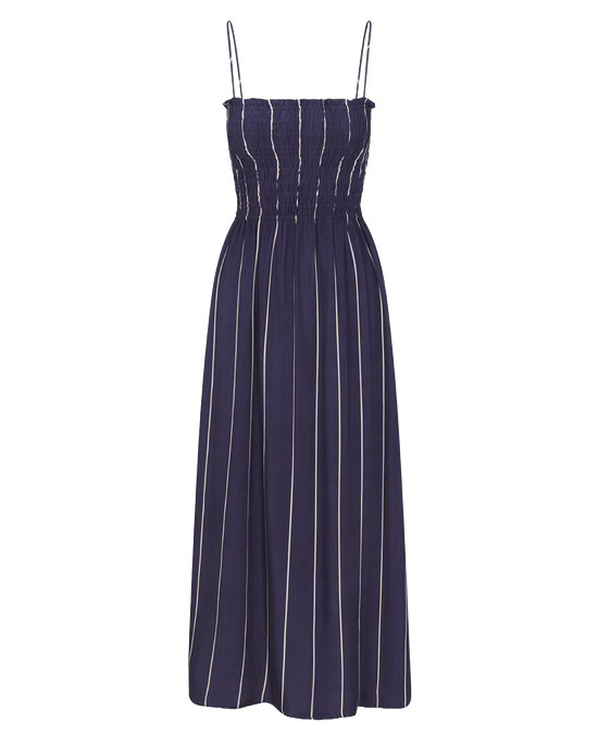 Cabana Maxi Dress - Varsity/Coconut